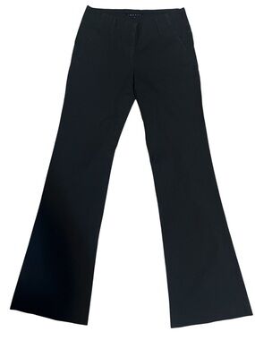 Theory Flared Leg Black Pants Size 00
